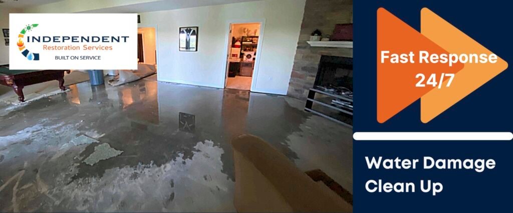 Steps to clean up water damage